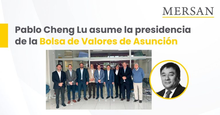 Pablo Cheng Lu asume la presidencia de la Bolsa de Valores de Asunción