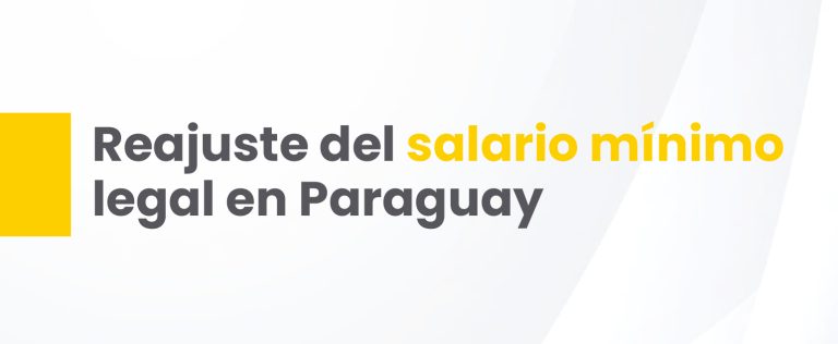 Nuevo salario mínimo legal en Paraguay
