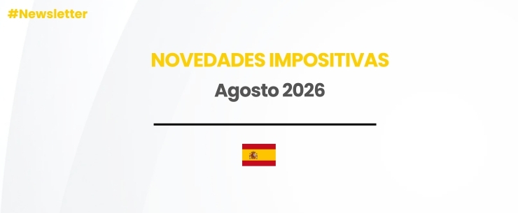 Novedades tributarias de agosto